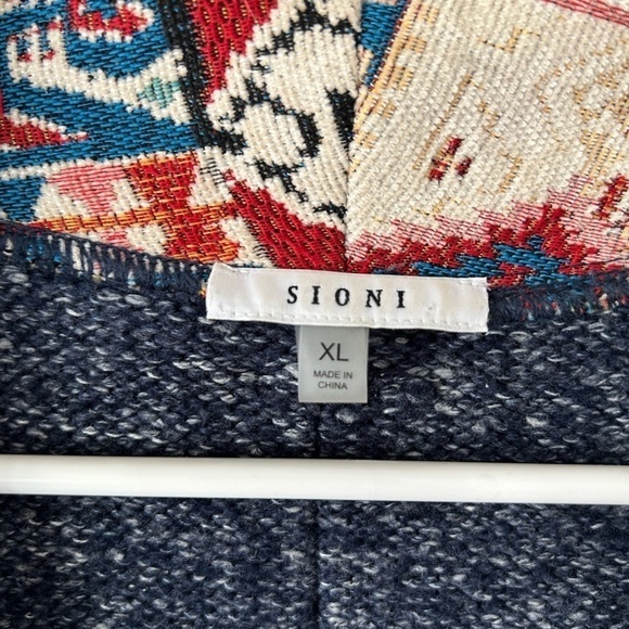 Sioni Blue Denim Western Cardigan Women’s size XL - Picture 7 of 12